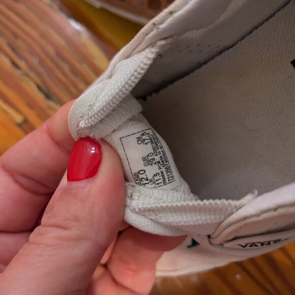 Vans Kids sz 12 Garden Theme - Picture 3 of 6